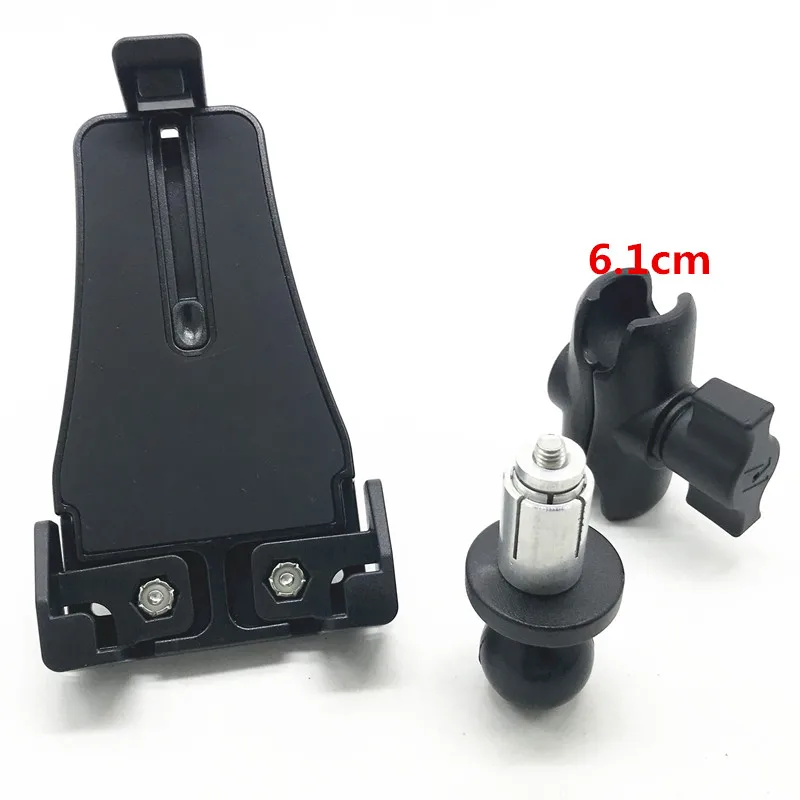 6.1cm 3in1 kit Сверхмощное настенное крепление с 1 дюймовым шаровым двойным гнездом, крепление для велосипеда, мотоцикла, набор для крепления для мобильного телефона, крепление для оперативной памяти - Цвет: 6.1cm 3in1 kit