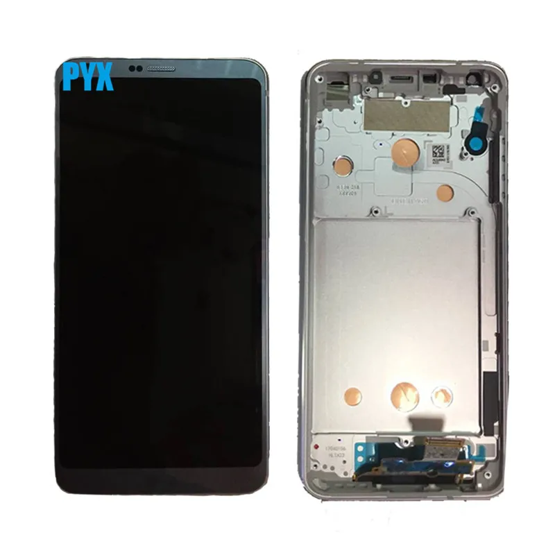 ЖК-дисплей для LG G6 H870 H871 H872 LS993 VS998 с зеркальной панелью рамкой черного цвета