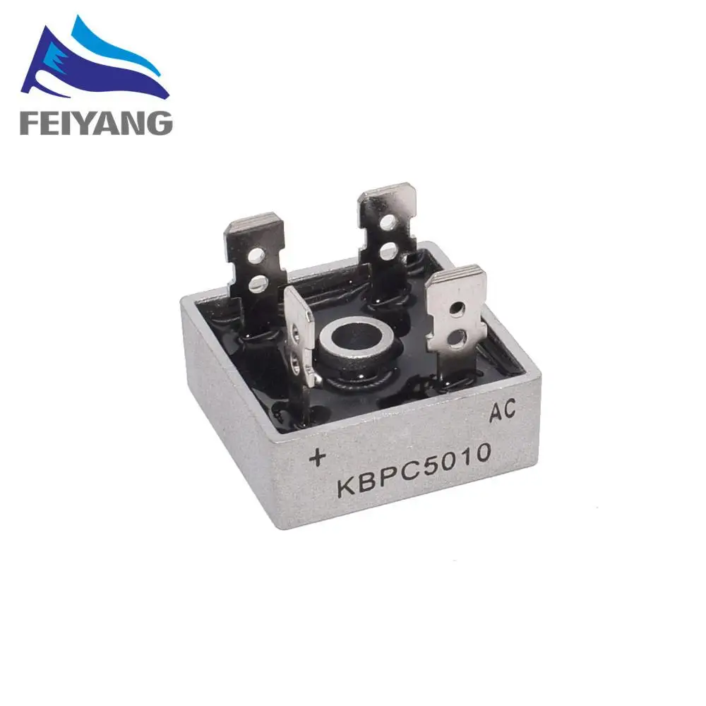 KBPC5010 1 шт. KBPC5010 50A 1000 V/KBPC2510 25A 1000 V/KBPC3510 35A 1000 В диодный мост выпрямителя KBPC5010/KBPC2510/KBPC3510 - Цвет: KBPC5010