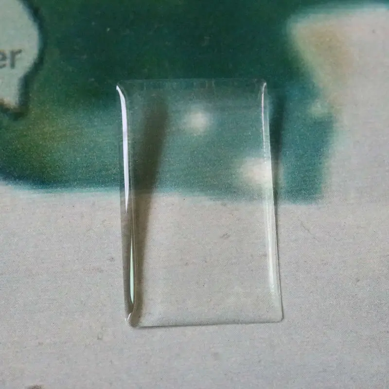 Наклейка прямоугольная прозрачная из эпоксидной смолы 1000 шт. 36 1*21 1 мм толщина 6