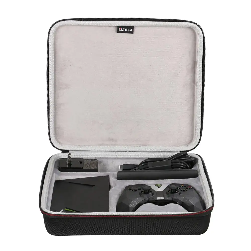 LTGEM NVIDIA SHIELD TV Streaming Media Player Case - Travel Protective Carrying Case for NVIDIA Shield Media Player , Remote