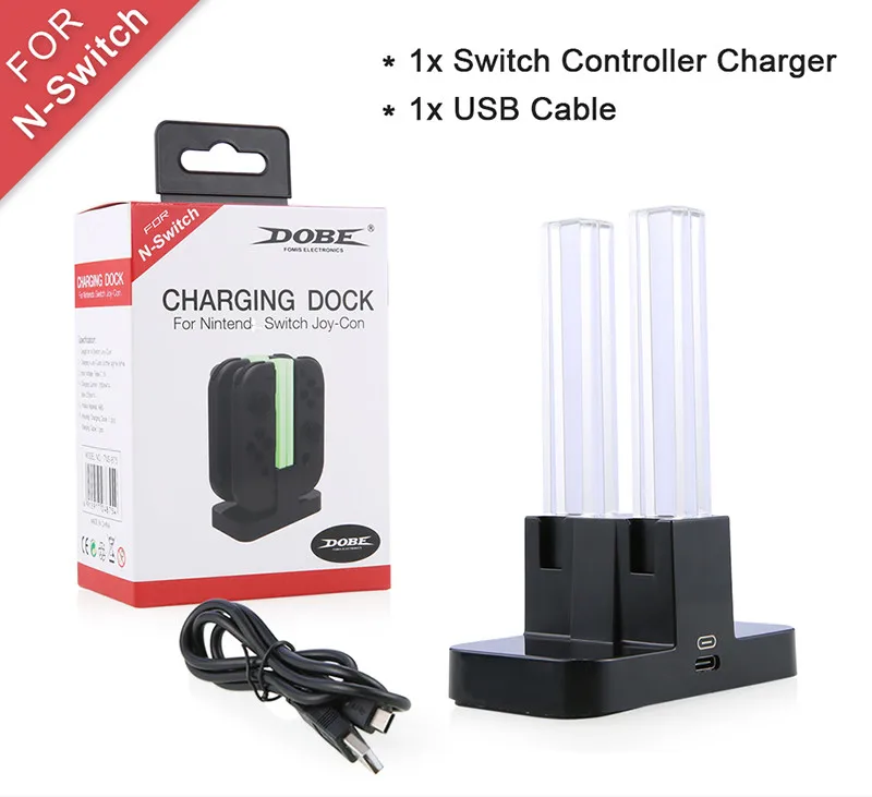 EastVita 4-in-1 Game Controller USB Charge Station forJoy-Con Video Console Charger Stand for Nintend Switch r60 | Электроника