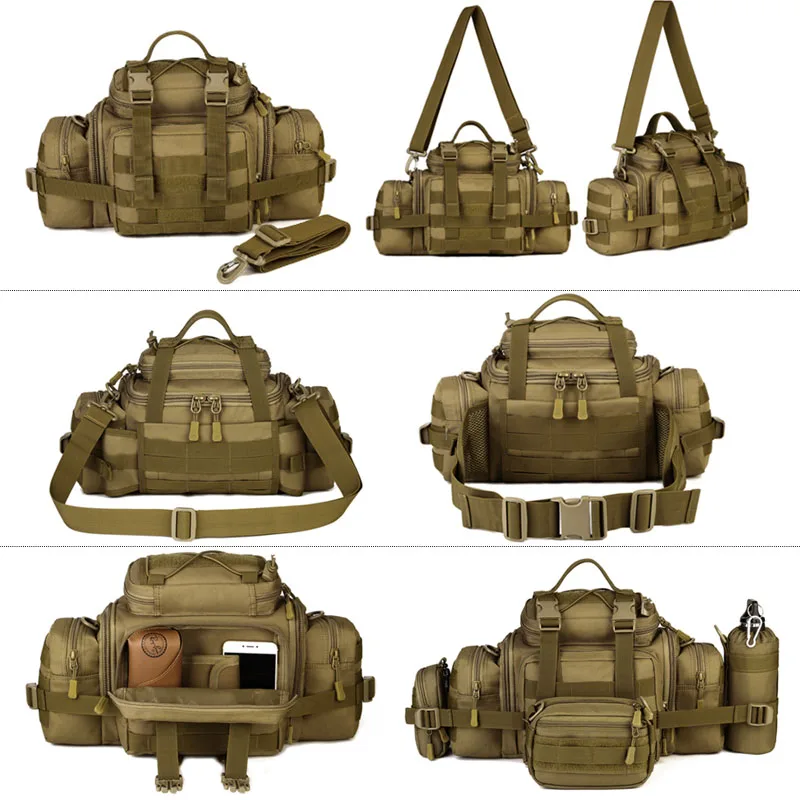 Molle военные поясные сумки Сумка для фотоаппарата/Чехол поясная сумка ремень тактика большой Shouder assase Кемпинг пакет Спорт на открытом воздухе камера XA573WA