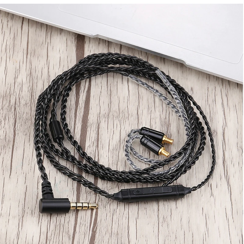 A2DC series Кабель для наушников MMCX для Shure SE215 SE535 для Sennheiser IE80 IE8 IE8I W4r TF10 A2DC IM50 Cks1100is монокристаллический медный кабель - Цвет: A2DC series
