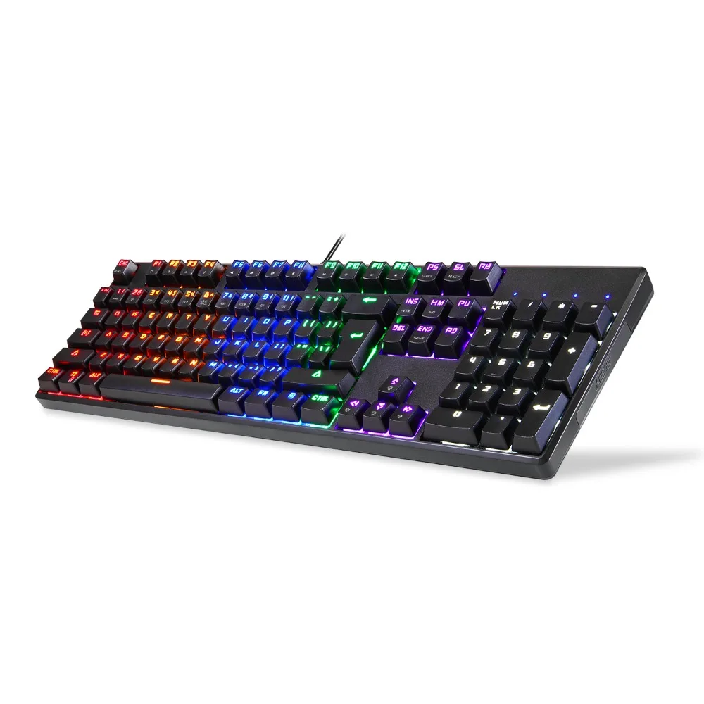 Новый Motospeed CK96 USB 2 0 anti ореолы ключи Игры Механическая клавиатура RGB Подсветка 104