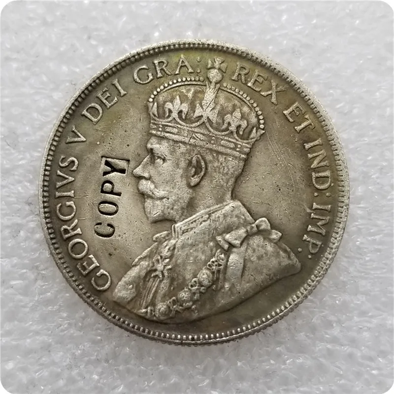 1921 1932 George V стерлинговая Канада 50 центов фотография половины | Дом и сад