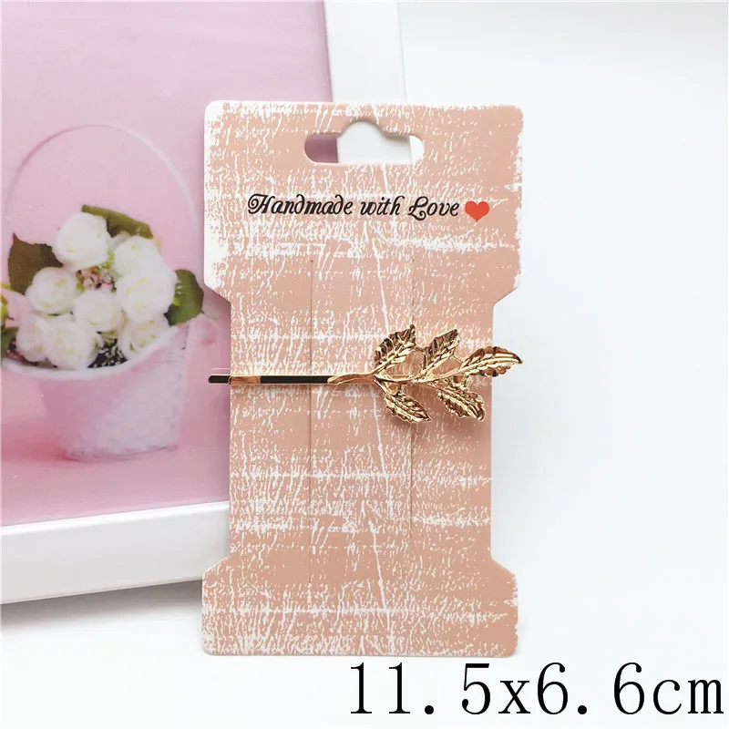 11.5x6.6cm 100 шт многостильные заколки для волос, аксессуары для волос, ювелирная открытка, модные заколки для волос, винтажная Классическая открытка - Цвет: 11.5x6.6cm