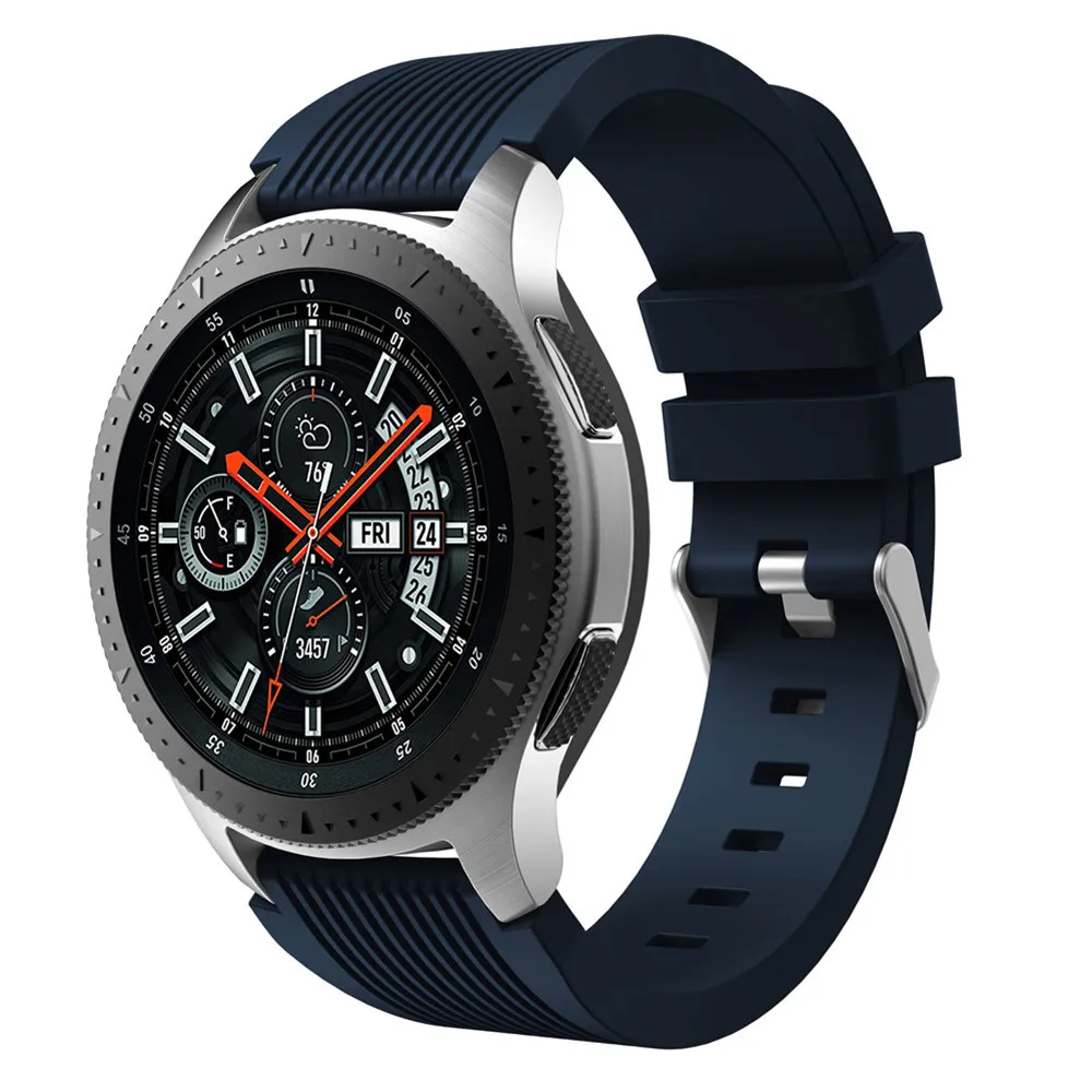 Спортивный 20/22 мм силиконовый ремешок для Samsung Galaxy Watch 42 смарт браслет watch 46