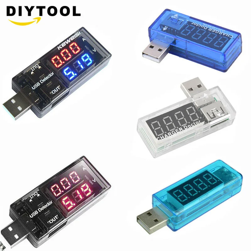 

usb тестер Smart Electronics Digital USB Mobile Power Charging Current Voltage Tester Meter USB Charger Doctor Voltmeter Ammeter