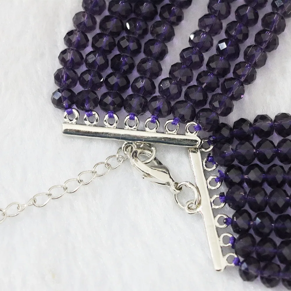 Романтический европейских Синий Круглый Shell Имитация Жемчуга счеты кристалл 7