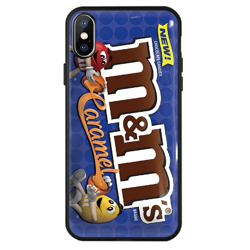 13 Чехол для iPhone 11 pro X XS Max XR 7 6 6S 8 Plus 5 S 5S SE M& Ms шоколадный Мягкий ТПУ Мягкий силиконовый чехол для телефона - Цвет: 13