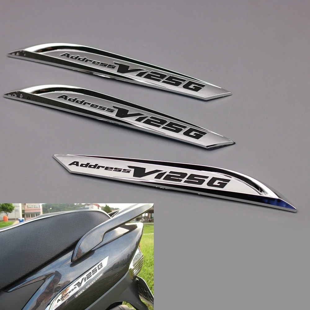 Мотоцикл 3D хромированная эмблема бейдж наклейка наклейки на тело для Suzuki адрес