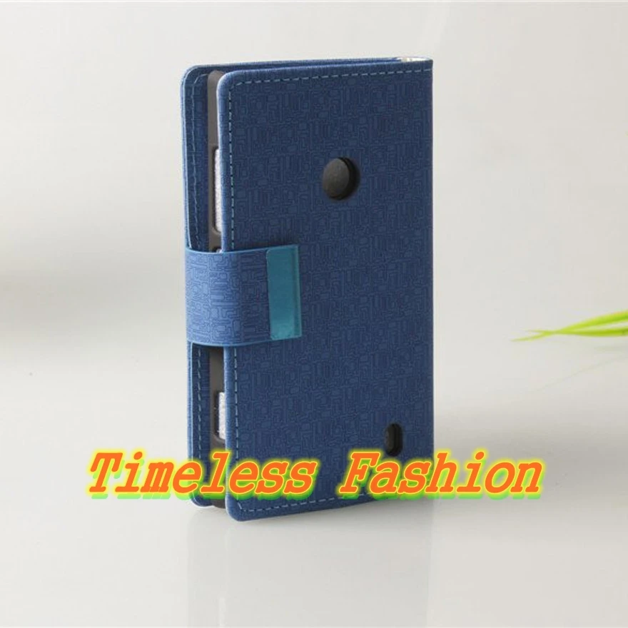 Free Shipping Luxury Pu Leather Magnetic Wallet Pouch Flip Case Cover For NOKIA Lumia 520 Mobile Phone Cases |