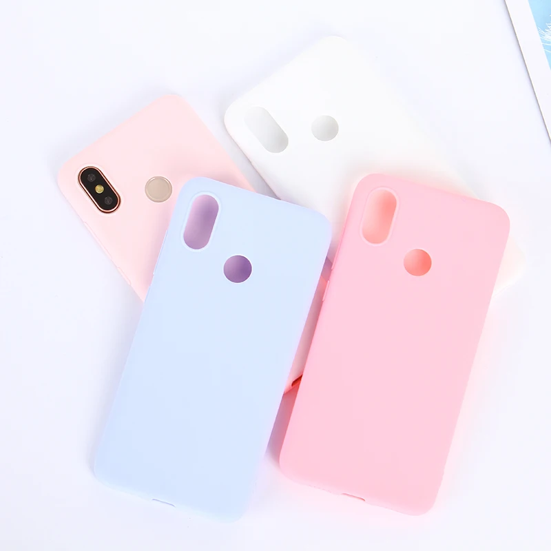 Цветной ТПУ силиконовый чехол для Xiao mi Red mi Note 5 6 7 Pro Red mi 6 Pro 6A 5Plus матовый чехол для Xiaomi mi 8 SE mi A2 Lite A1