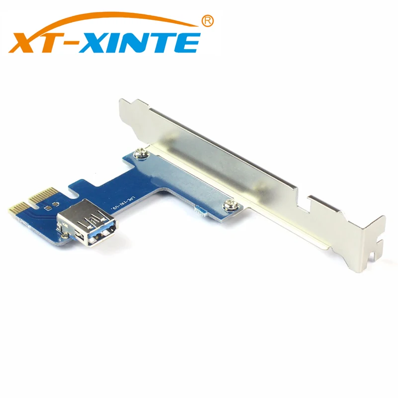 Адаптер PCI-E карта PCIe 1 на 4 переходная 1X 16X слот для майнинга ПК компьютерный разъем