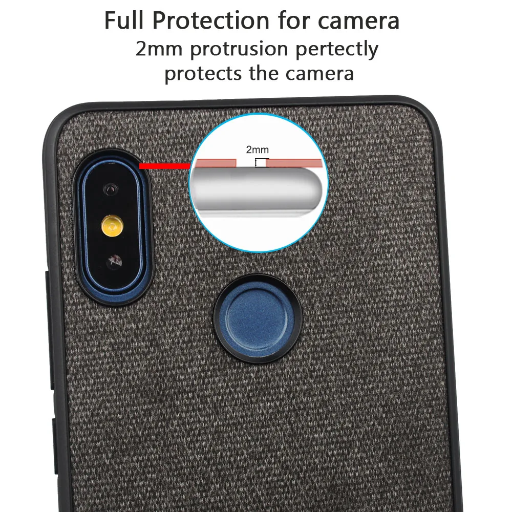 Luxury Cloth Texture Soft TPU case For Xiaomi Redmi Note 7 Pro Ultra-thin silicone Phone note 5 6 Global Version |