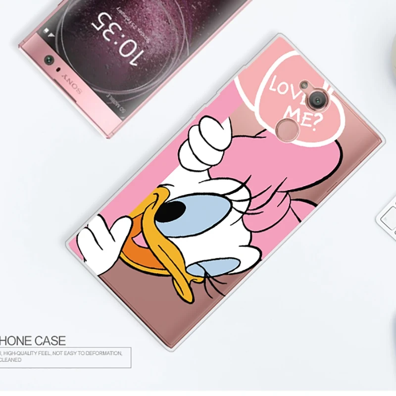 Для sony Xperia XA2 силиконовый чехол Микки милый принципиально Coque для Ultra ультра