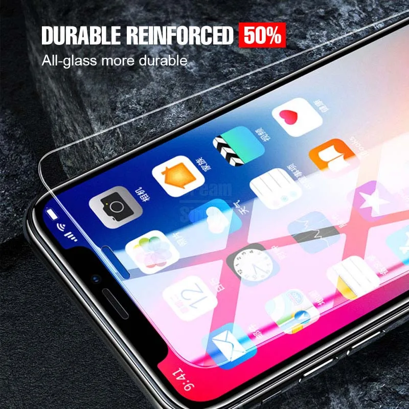 Передняя + задняя защитная пленка из закаленного стекла для Apple iPhone XR XS MAX|Защитные
