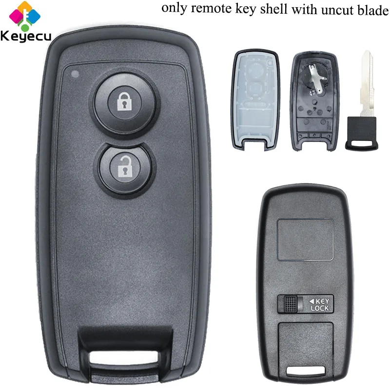 Пульт дистанционного управления KEYECU для автомобильных ключей чехол с 2 кнопками