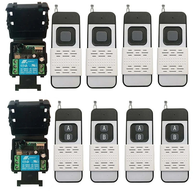 500M DC 12V 24V 10A 1CH 1 CH RF Wireless Remote Control Switch System Transmitter + Receiver/lamp/Garage Door/shutters/ window |