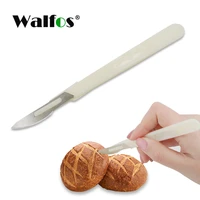 walfos european bread arc curved bread knife western style baguette cutting cutter pastry bagel home kitchen or restaurant tools