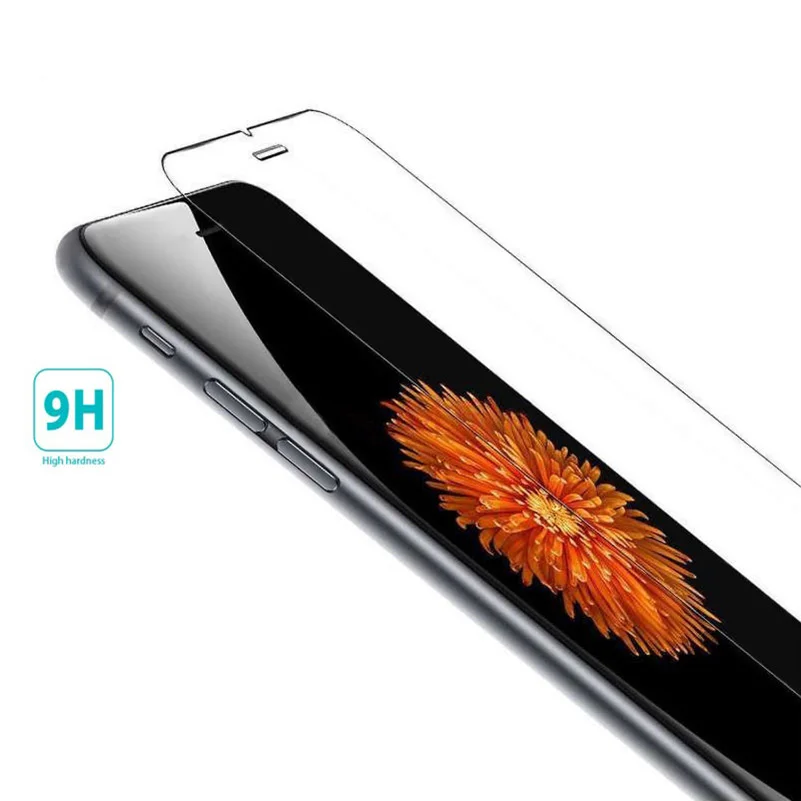 9H 2. 5D закаленное стекло для iPhone X 8 7 6S 6 Plus 5 5S 4S SE 10 защитная пленка экрана