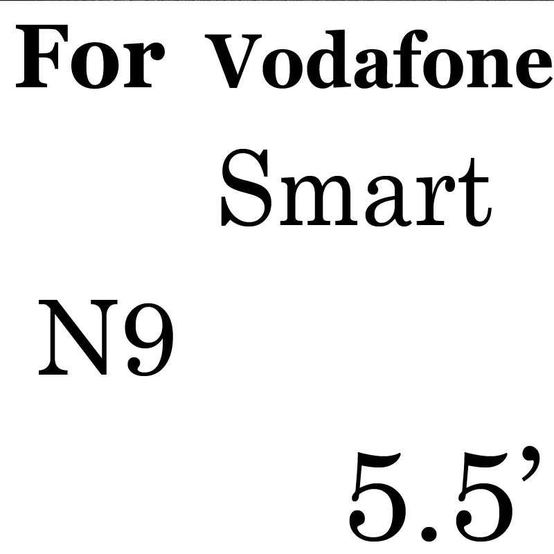 N9 3 шт./партия для Vodafone Smart X9/N9/N9 Lite VDF-720/620 защитные стекла для экрана телефона прозрачные/матовые/нано взрывозащищенные защитные пленки - Цвет: N9