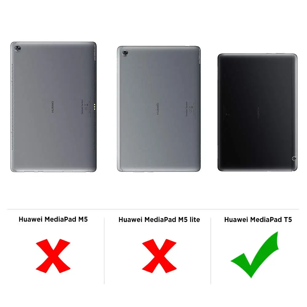 Вращающийся на 360 градусов чехол из искусственной кожи для Huawei MediaPad T5 10 AGS2-W09BHN 1