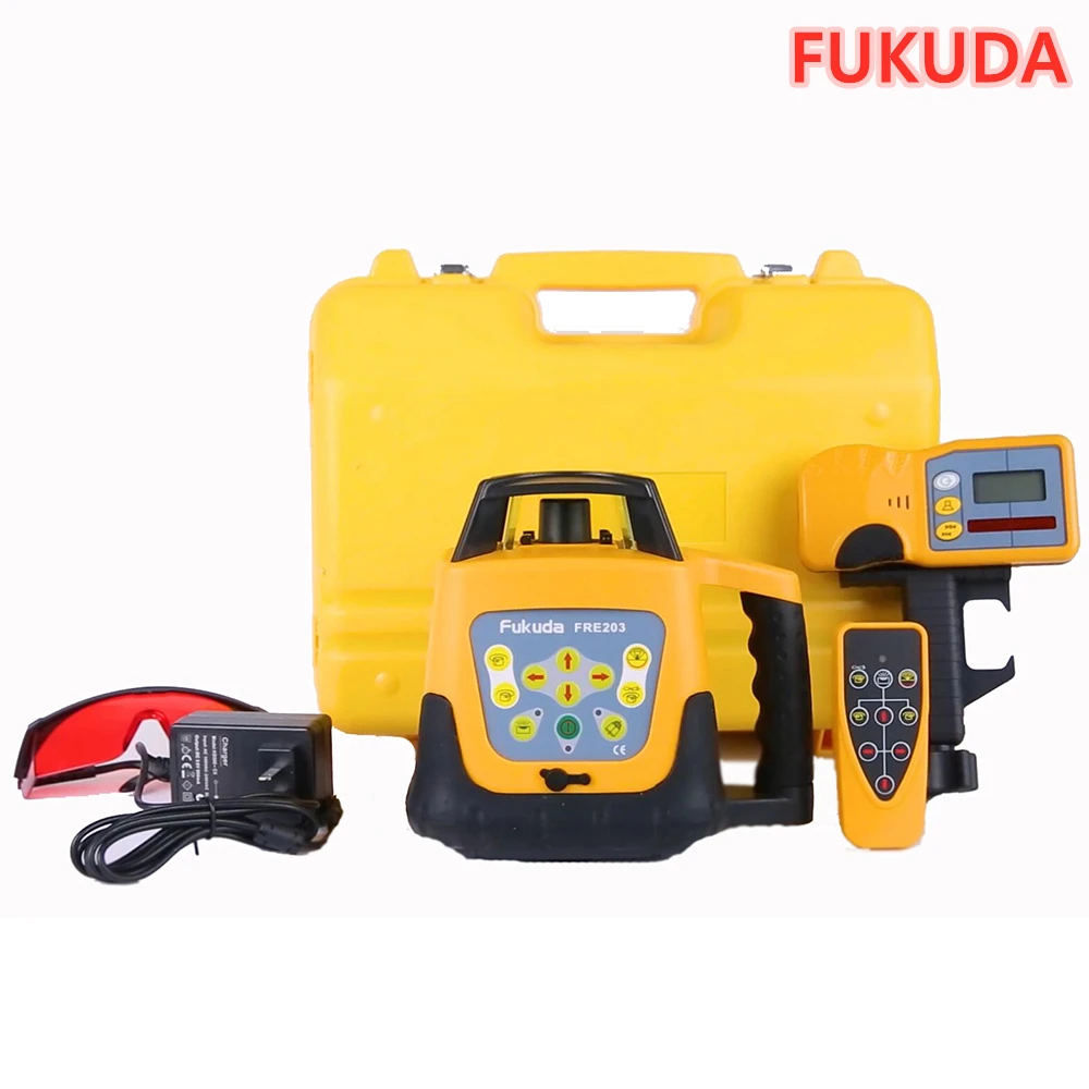 

Fukuda FRE-203 Rotary laser level 360 Horizontal Super green Laser Beam Line Cross Line Rotary lasers
