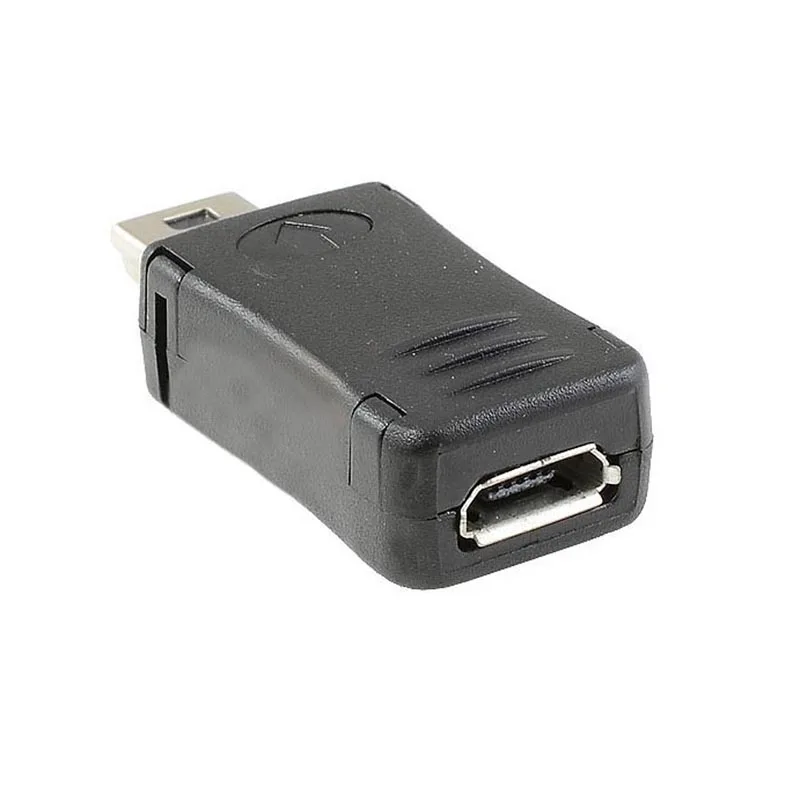 USB2.0 Micro USB Женский к Mini Мужской адаптер зарядного устройства для мобильного телефона