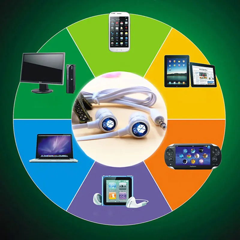 Аниме Черный Батлер контракт логотип наушники-вкладыши 3 5 мм стерео вкладыши