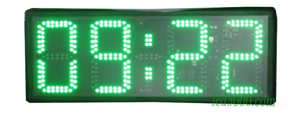 

8inch green color hours and minutes LED clock (HST4-8G)