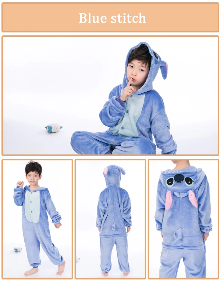Пижамы кигуруми, единорог для детей, пижамы для маленьких девочек, одежда для сна для мальчиков, животные, Лев, олень, единорог, комбинезон, Детский костюм, комбинезон