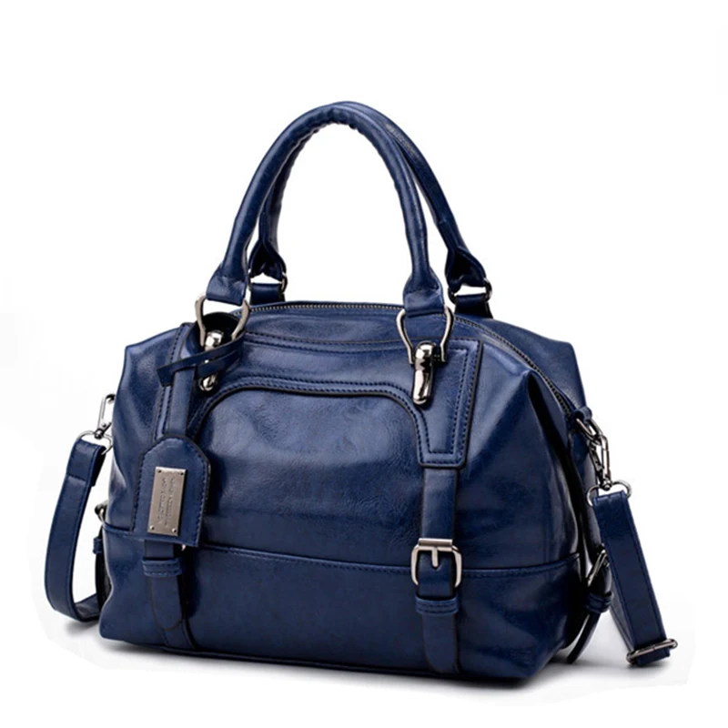 

Boston Women Bag Handbag Vintage Four Belts Shoulder Bags for Women 2021 Handbags PU Leather Sequined Crossbody bag tote bolsa
