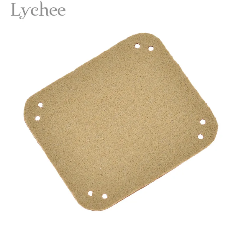 Этикетки Lychee из искусственной кожи ручной работы 50 шт. круглые прямоугольные