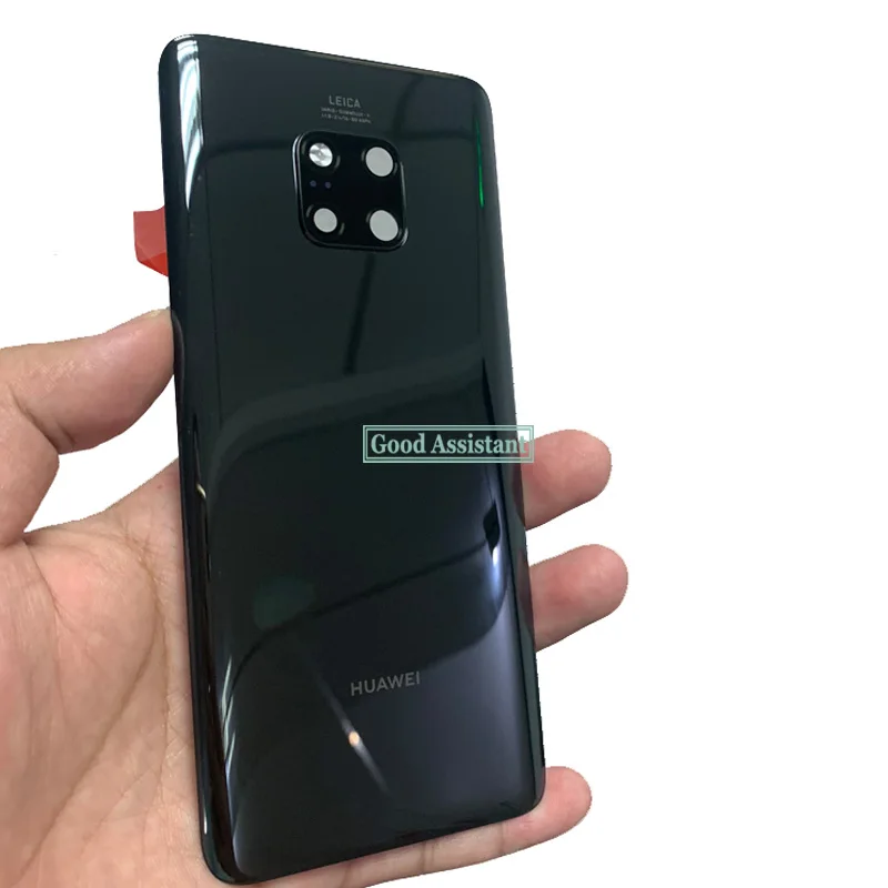 Для huawei Коврики 20 Pro LYA-L09 LYA-AL10 LYA-TL00 задняя Батарея крышка дверца батарейного Корпус задняя Стекло объектив Запасные части