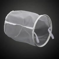 home brewing 30 mesh food grade nylon bucket filter bagbeer wine residue separation bag with stainless steel ring