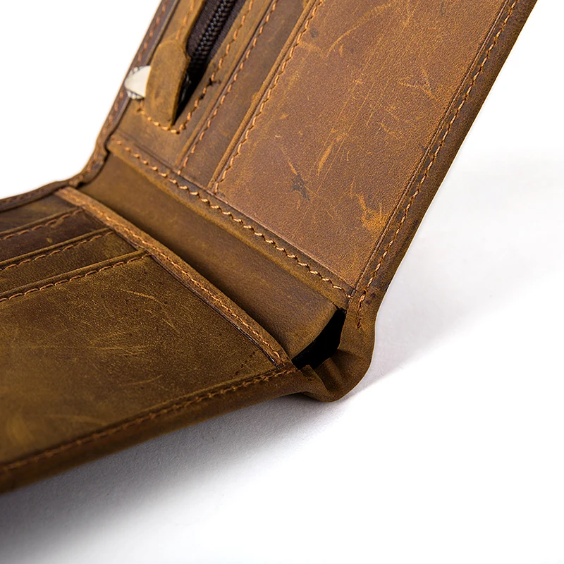 Портмоне WESTAL мужское из натуральной кожи Крейзи Хорс винтажный бумажник с