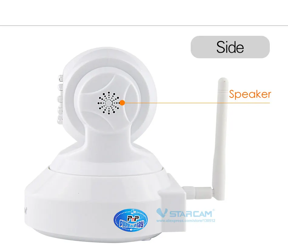 VStarcam HD 720P Wifi IP камера с использованием Приложения eye4 CCTV Wifi камера с поддержкой карты 128 ГБ, беспроводная камера ночного видения P2P Onvif Cam C7837WIP