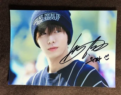 9 Ручной подписанный NCT 127 NCT127 Nakamoto Yuta фото с автографом 5*7 коллекция 13 версий 69EA - Цвет: 9