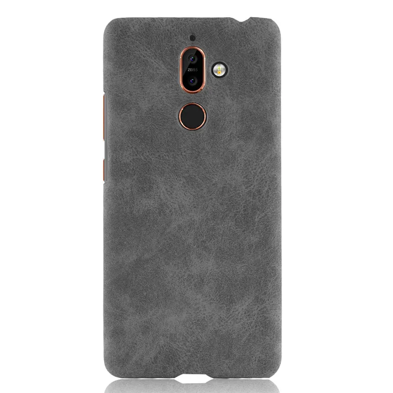 For Nokia 7 plus Case PU Leather Hard Plastic Back Cover Phone Nokia7 TA-1046 TA-1055 TA-1051 |