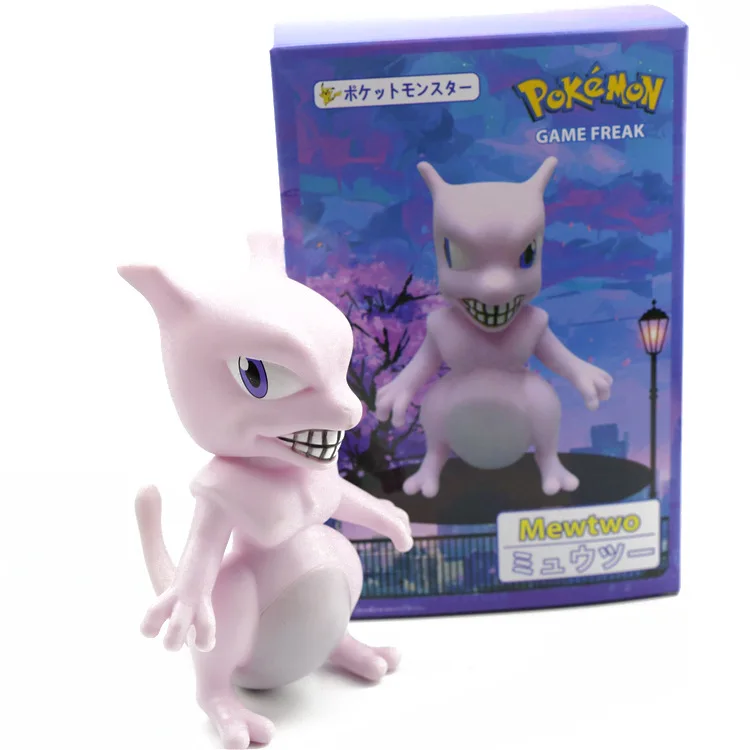 13 см ПВХ Bulbasaur Mewtwo wreched Spoof серия игрушка кукла модель милый горячий новый