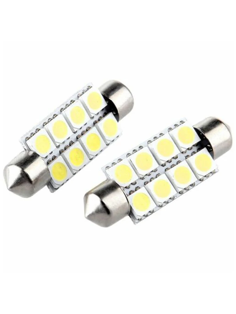 10 шт. Светодиодная лампа для освещения салона автомобиля купольная карта набор