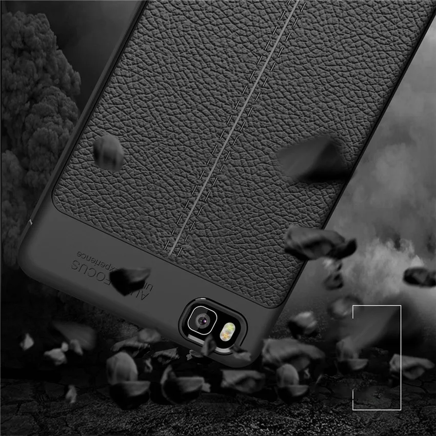 Triseoly ударопрочный кожаный чехол из углеродного волокна для huawei P8 lite чехол для huawei P8 Lite 5,0"
