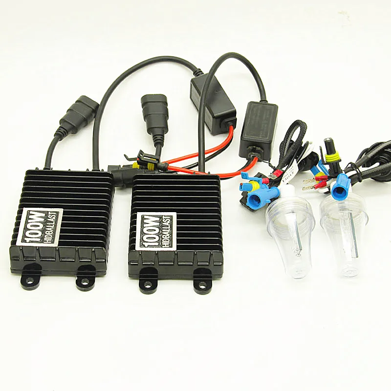 

12V 100W Xenon H7 HID Conversion Kit H1 H3 H11 9005 9006 Bulb Auto Car Headlight Lamp 4300k 6000K 6000k 8000K