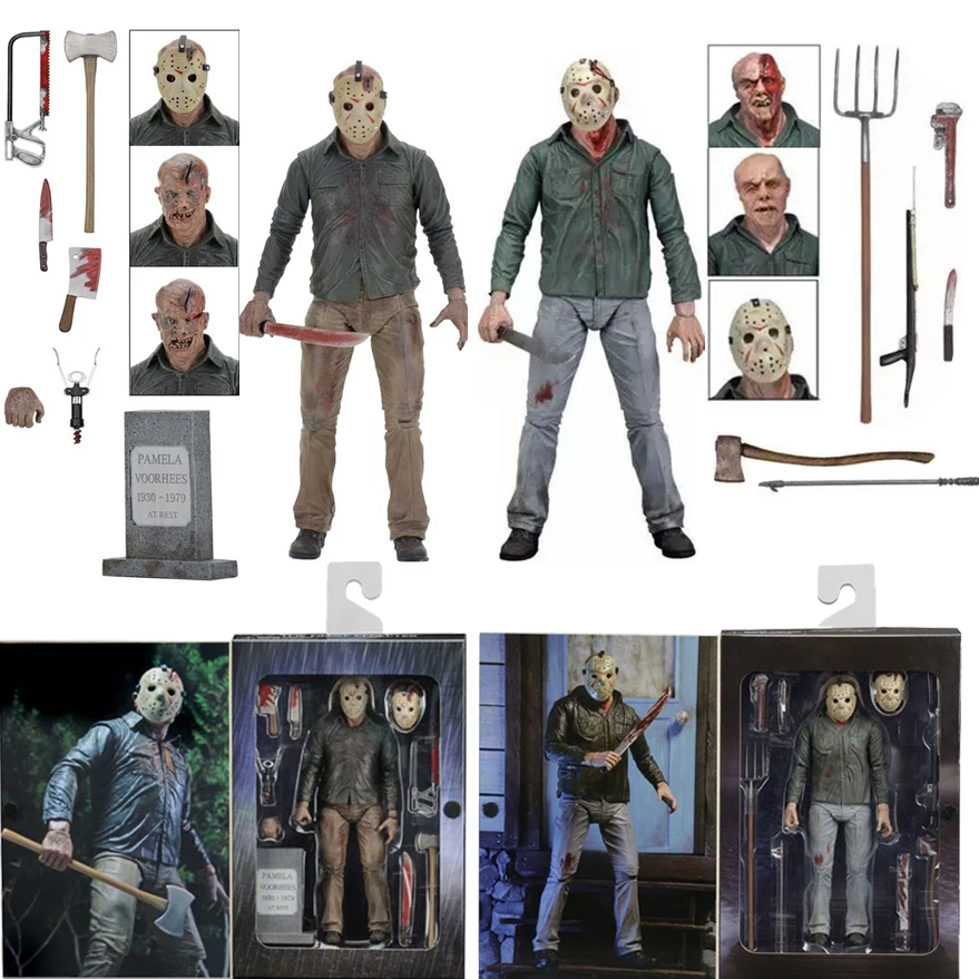 NECA пятница экшн фигурка часть 3 Джейсон ПВХ модель куклы 18 см|Игровые фигурки и