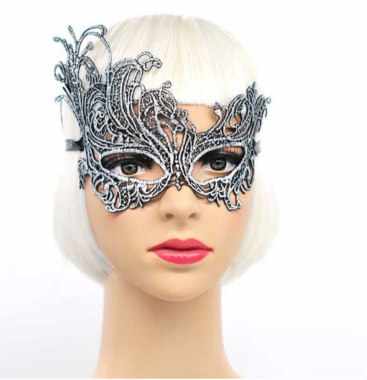 Coloured lace eyewear masks Women Half Face Ball Party Sexy Halloween props Princess Adult Masks | Дом и сад
