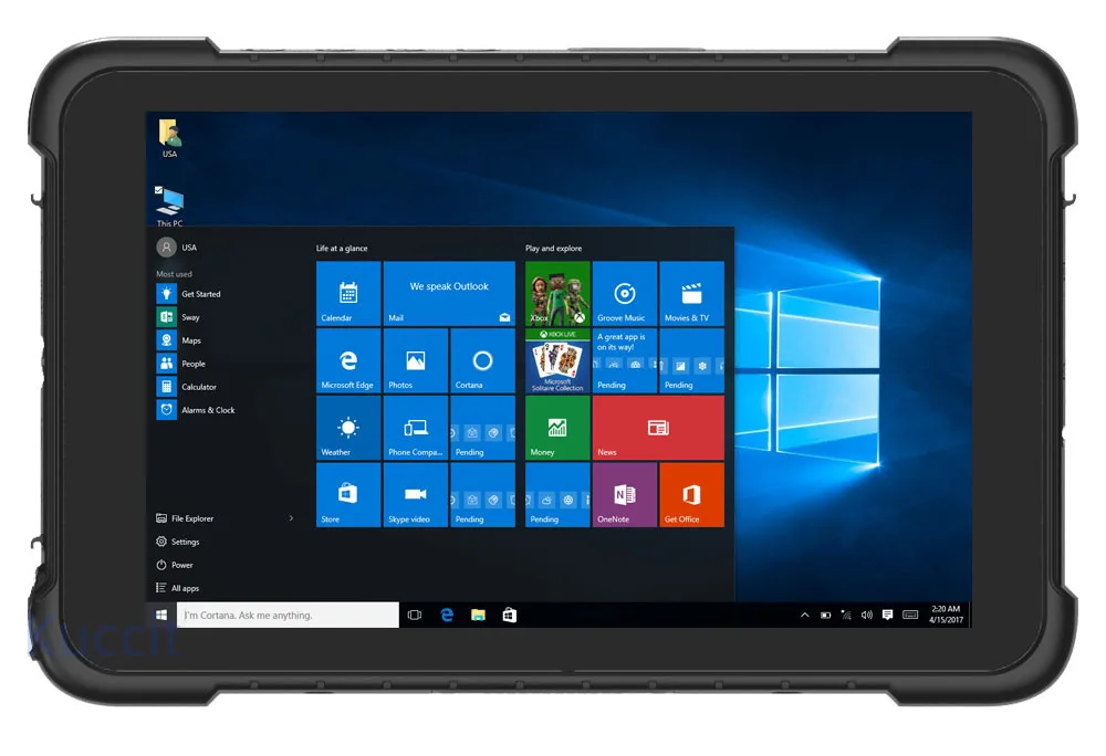 Китай 8 &quotпромышленный Прочный планшетный ПК Windows 10 домашний ручной терминал PDA