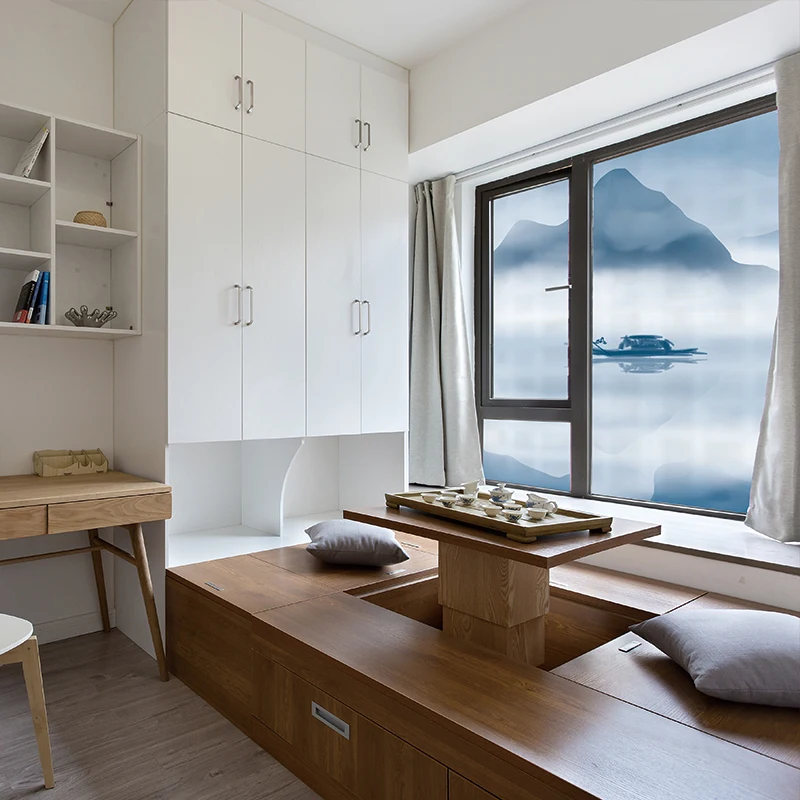 Электростатическое окно матовое стекло пленка ванная комната наклейка