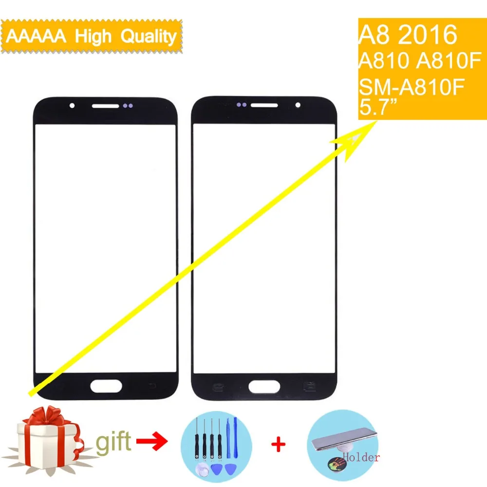 Сенсорный экран для Samsung Galaxy A8 2016 A8100 A810 A810F A810DS A810H передняя панель стеклянная
